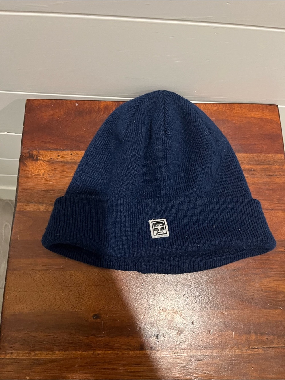 Obey Men's Navy Knit Beanie Hat